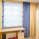 Каскадная римская штора для детской комнаты, шторы голубого и желтого цвета