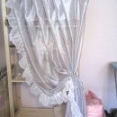 Воздушная штора для спальни девочки