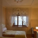 Римская штора для спальни, с декоративной тюлью