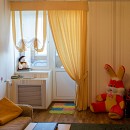 Детская комната, шторы "желточного" цвета