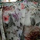 Ткань для штор "розы"